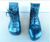 picture of custom made high laced womens boot-shoe
