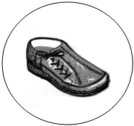 Picture of a custom made moulded comfortable shoe